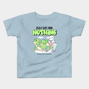 Busy Doing Nothing - Chilling Hanging out Relax Kids T-Shirt